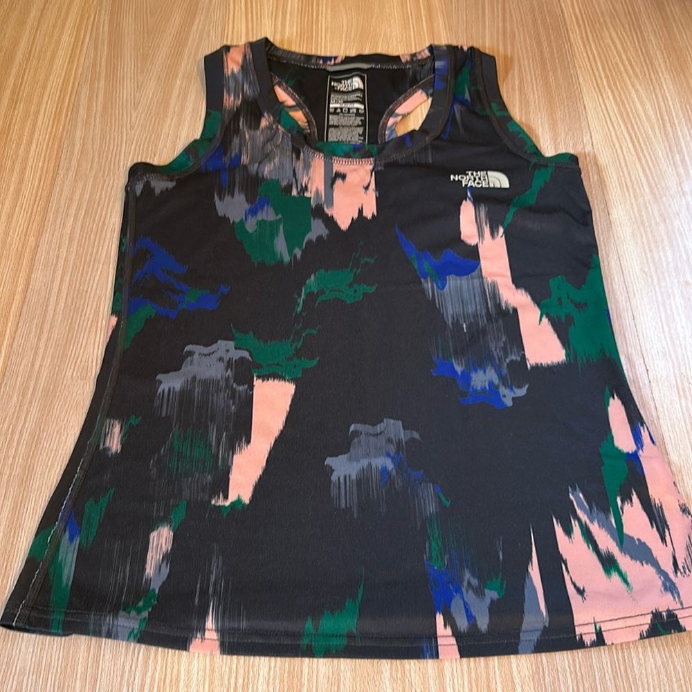 The North Face slim fit racer back tank